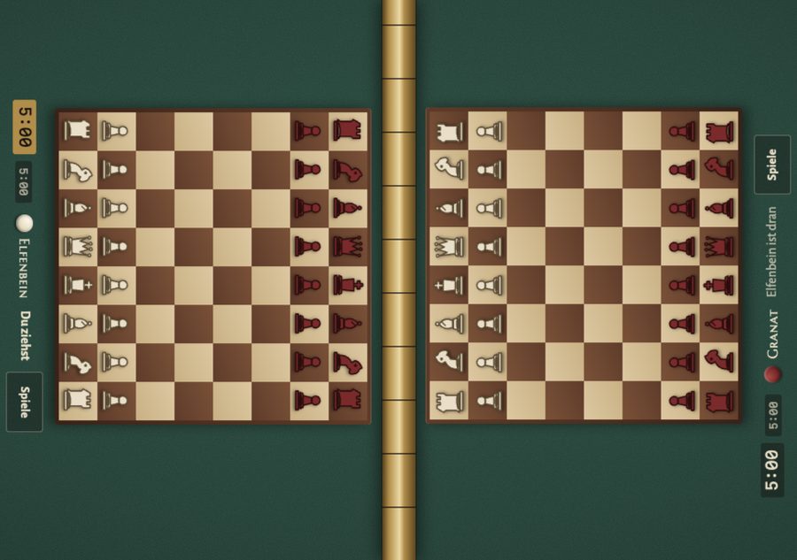 Schach mit Uhr
